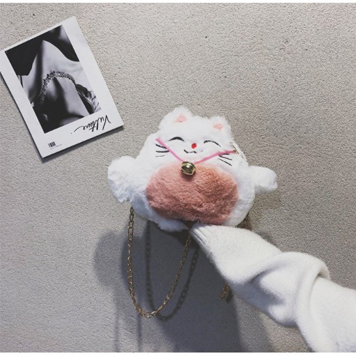 Túi xách mèo may mắn TXB10 túi đeo chéo cute dễ thương