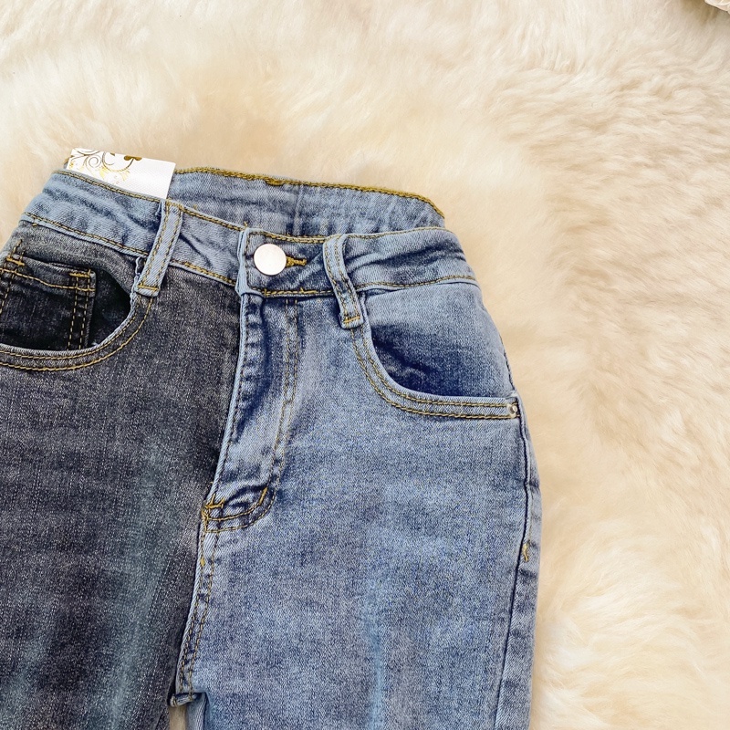 Quần Jeans Nữ Ống Loe Lưng Cao Thời Trang