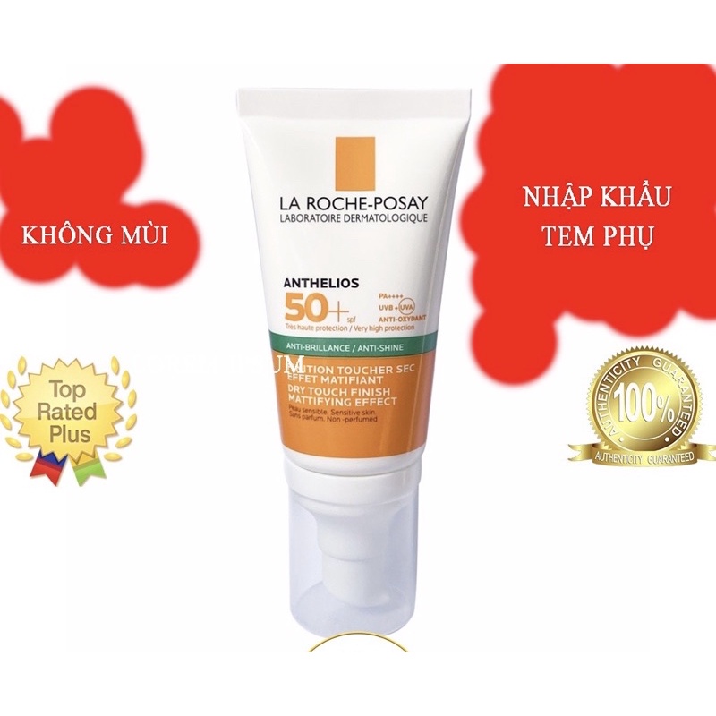 Kem chống nắng LA ROCHE POSAY Chính Hãng Pháp, Gel Cream SPF 50+ Mẫu Mới 2021