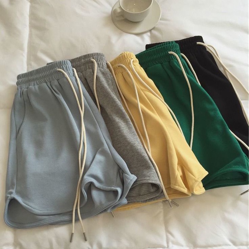 Quần Đùi Thể Thao Lưng Thun Co Giãn Dành Cho Nữ