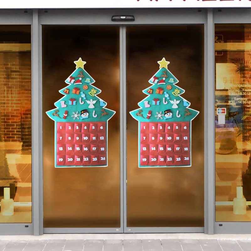 Bộ Tranh Đính Đá DIY Hình Cây Thông Giáng Sinh Để Trang Trí Nhà