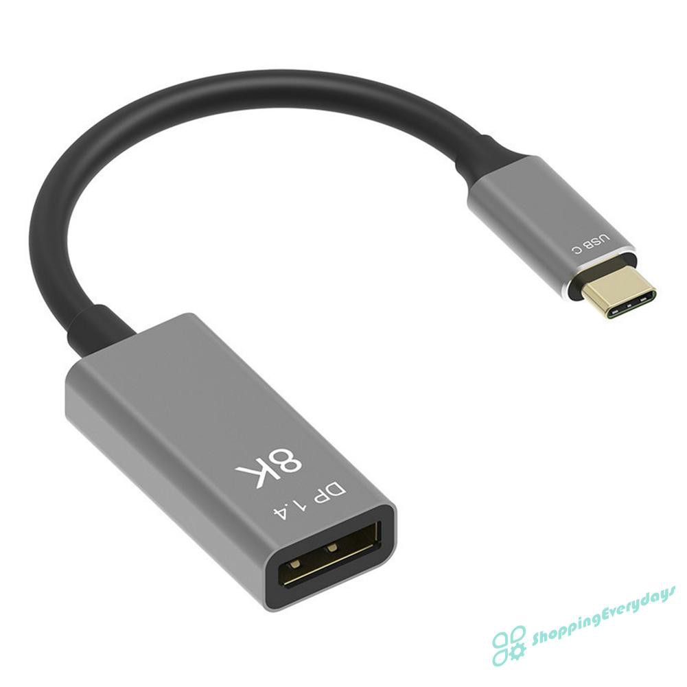 Dây Cáp Chuyển Đổi Dữ Liệu Loại C Sang Displayport 1.4 8k Hd