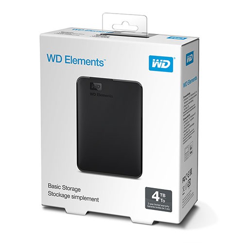 Ổ cứng WD Elements 4TB-2.5 INCH-CHÍNH HÃNG