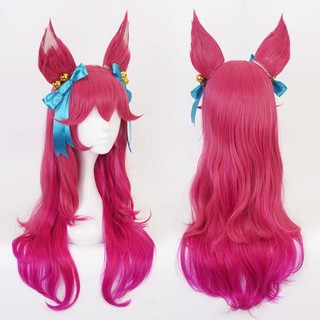 Wings Ahri tóc giả cosplay
