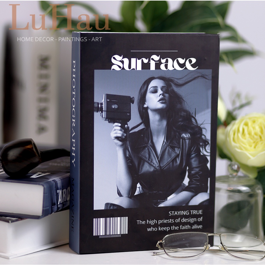 Mô hình sách giả decor phụ kiện chụp ảnh trang trí cửa hàng