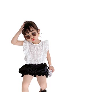 Bộ bé gái áo thêu và quần boom xhn647