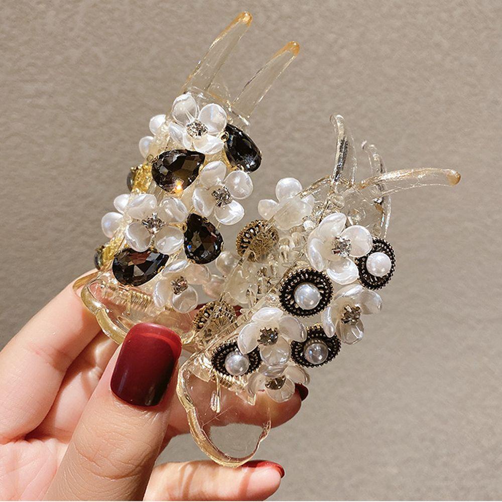 JARRED Kẹp Càng Cua Đính Hoa Thời Trang Cho Nữ