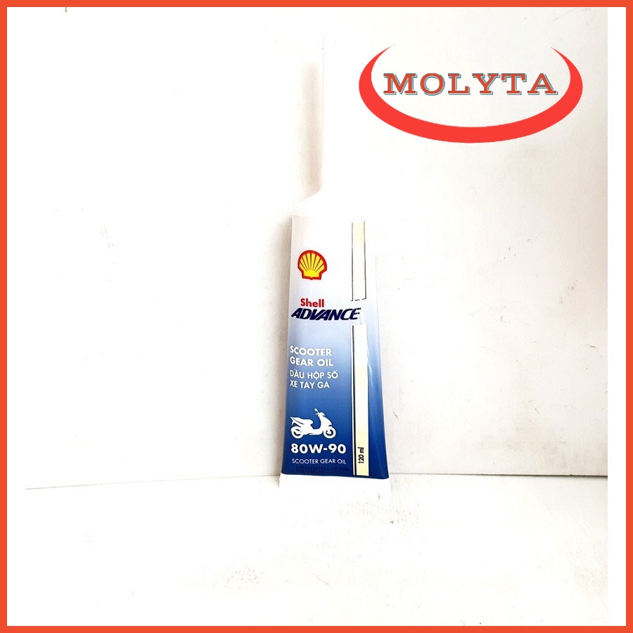 Nhớt Hộp Số (Láp) Xe Tay Ga Shell Thailand Advance Scooter Gear 80w90 120ML