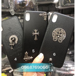 (6 mẫu) Ốp Da Chorme HEART Cho IPHONE