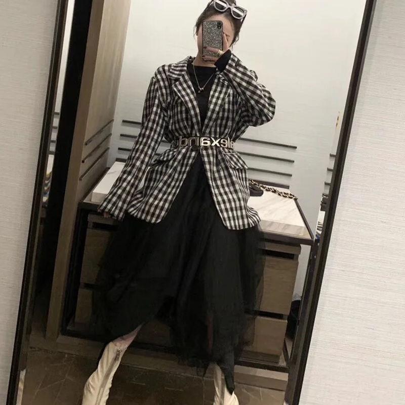 Sẵn sàng! Alexander wang! Thắt Lưng Da Màu Trơn Khóa Kim Loại Thời Trang