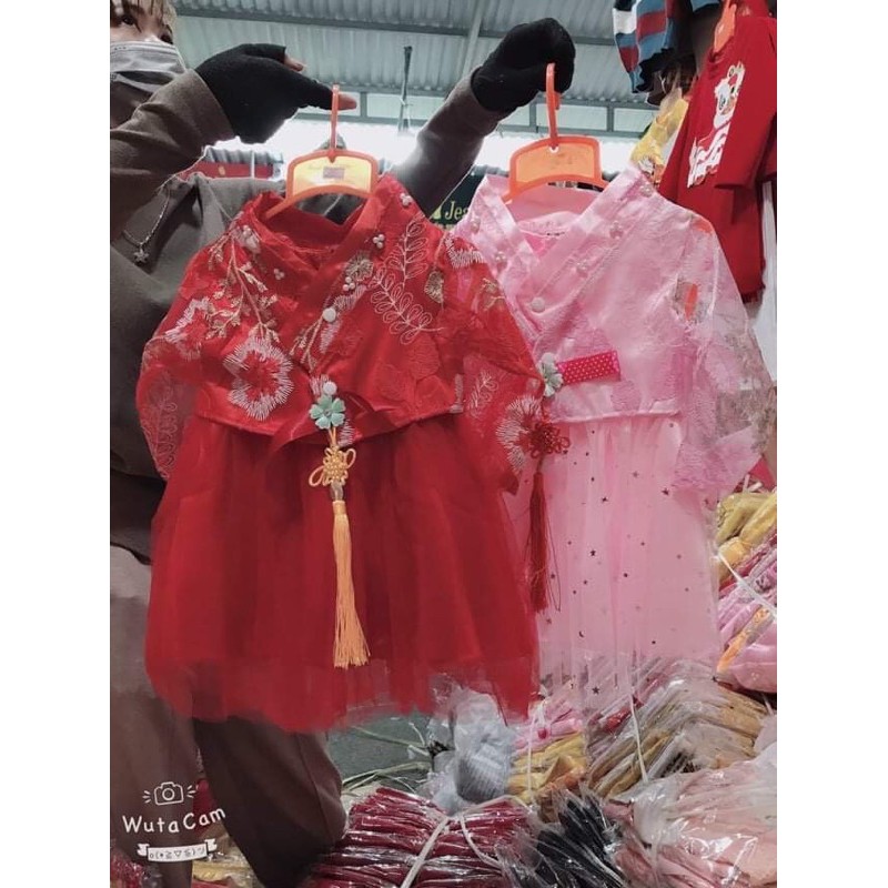 sét hanbok cho bé gái diện tết
