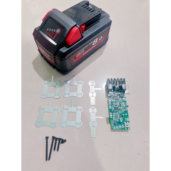 Vỏ mạch Milwaukee 18v 8.0ah  21700