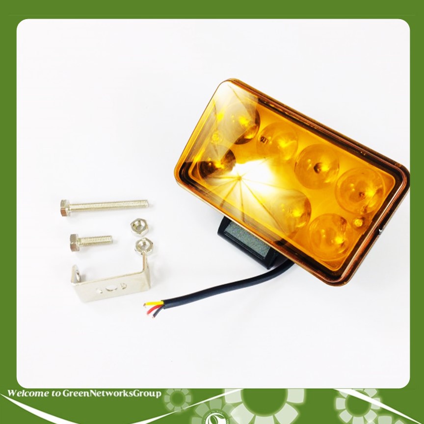 Đèn Trợ Sáng CYT 8 Bóng LED Pha Ánh Sáng Vàng Dành Cho Mô Tô, Xe Máy Greennetworks