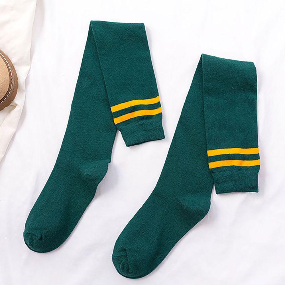 Vớ Cotton Kẻ Sọc Nhiều Màu Co Giãn Gợi Cảm Cho Nữ