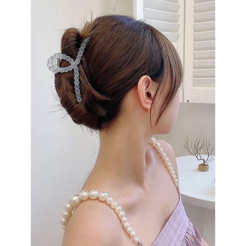 Kẹp tóc càng cua Hàn Quốc, kẹp tóc trong suốt cỡ lớn HOT TREND