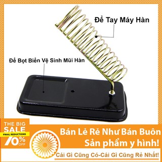 Đế mỏ hàn thiếc đế gác tay hàn chì lò xo kệ để máy hàn 10x65x128mm