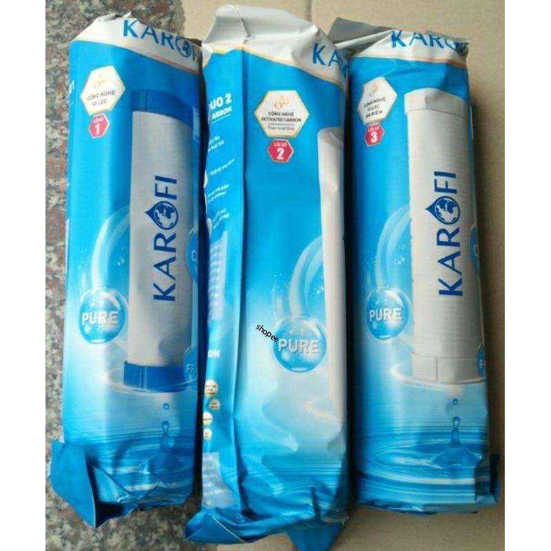 Bộ Lõi Lọc Nước Karofi Số 123 Thích Hợp Cho Các Loại Máy Lọc Nước RO Tinh Khiết, Tạo Khoáng