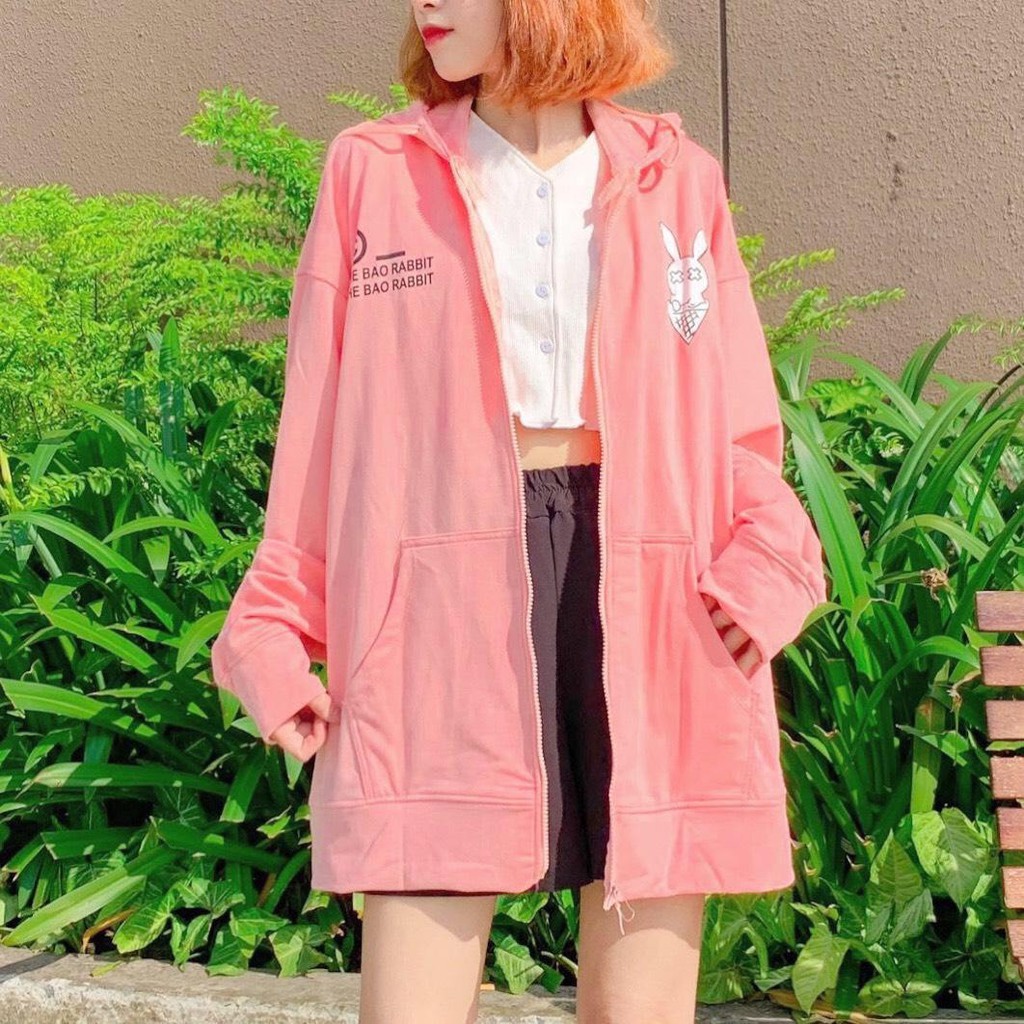 Áo khoác unisex form rộng nỉ BadRabit nam nữ ulzzang WIND | BigBuy360 - bigbuy360.vn