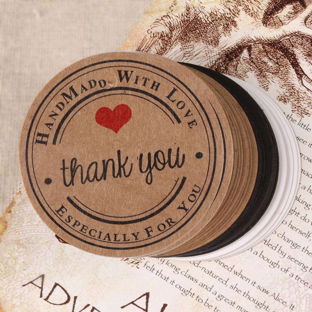 Bộ 100 Thẻ Giấy Chuyên Dụng Dùng Trang Trí Đồ Thủ Công