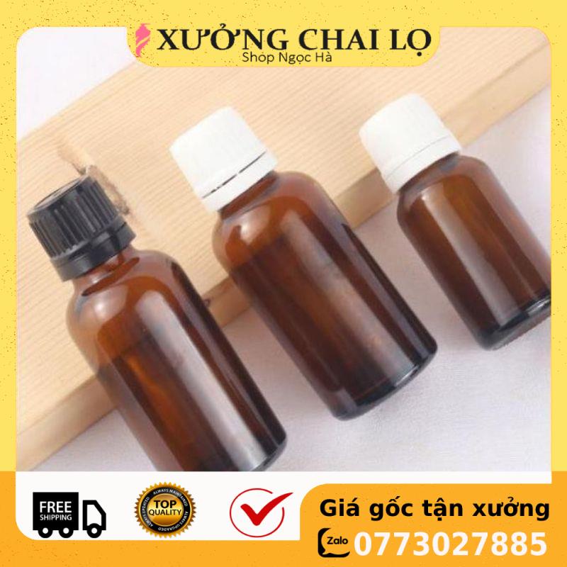 Lọ Chiết Serum ❤ GIÁ RẺ NHẤT ❤ [15ml,20ml,30ml] Lọ đựng tinh dầu nắp vặn trắng chiết serum , phụ kiện du lịch