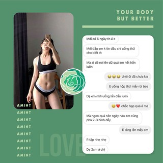 Bột ngũ cốc tăng cơ mông Amint Organic (Tặng kèm theo Bài tập hỗ trợ, thực đơn + freeship)