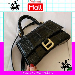 💝 freeship 50k💝 túi đeo chéo nữ da rắn cao cấp chữ b thời trang hàn quốc cá tính 3026