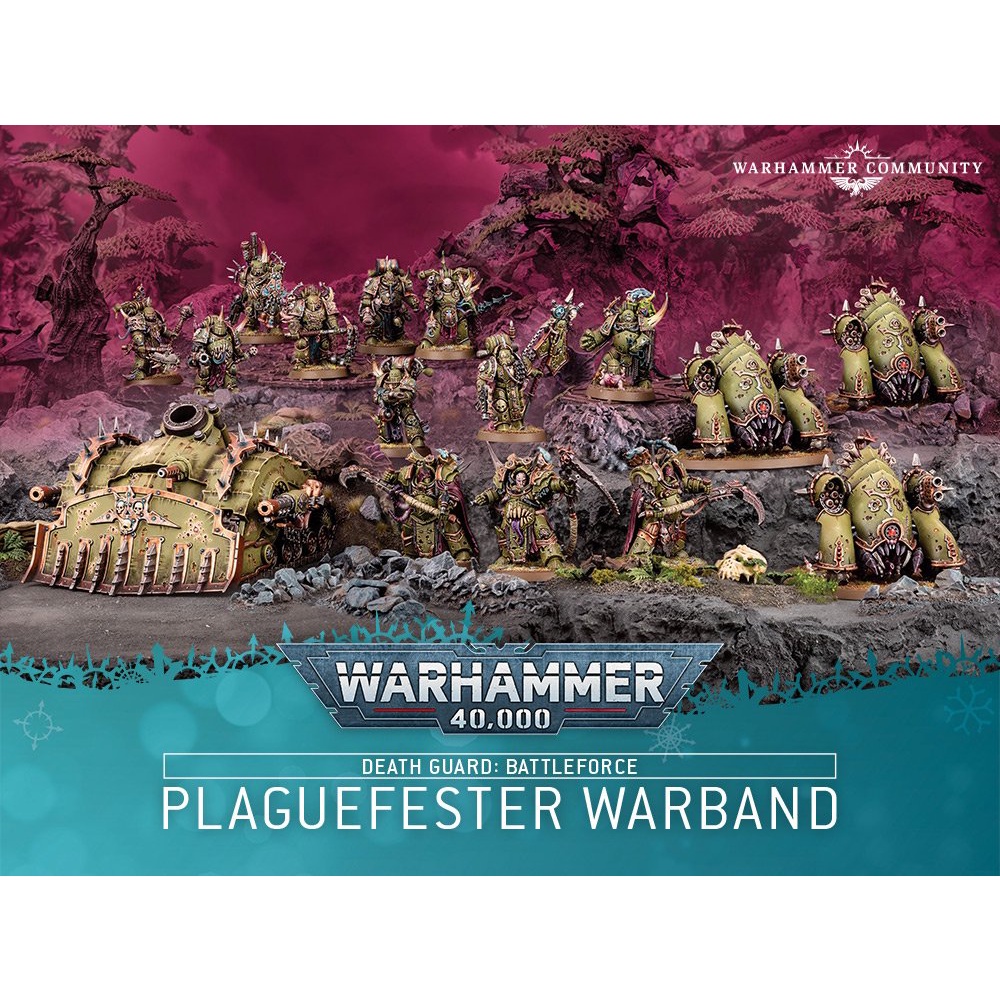 MÔ HÌNH WARHAMMER Death Guard: Battleforce – Plaguefester Warband