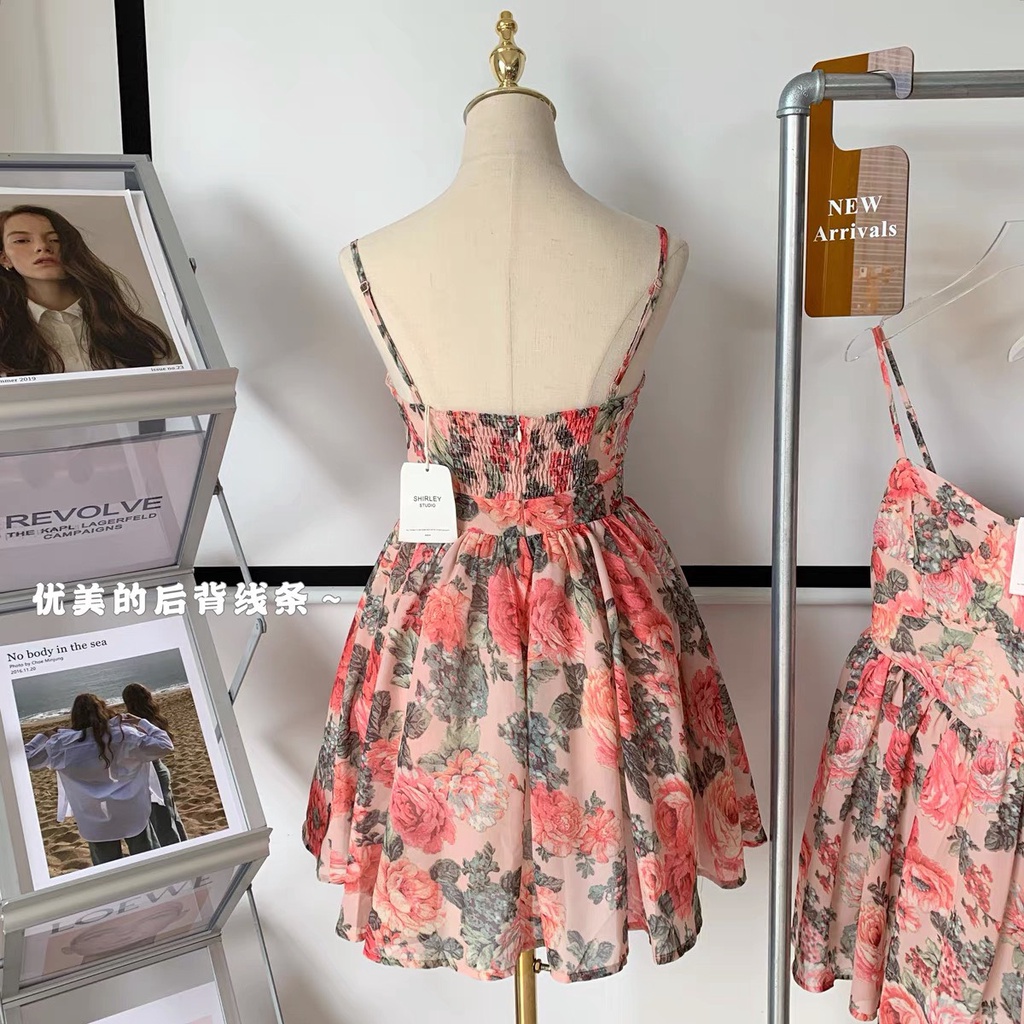 Mẫu Váy Hoa🌼 NaNo Studio 🌼mùa hè 2021 đầm dáng ôm body kiểu xòe ngắn hack dáng phù hợp dự tiệc dạo phố | BigBuy360 - bigbuy360.vn