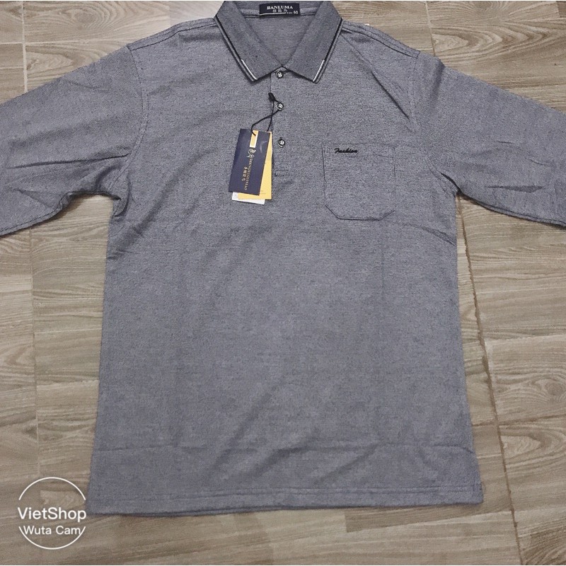 Áo thun dài tay nam trung niên cho bố | BigBuy360 - bigbuy360.vn