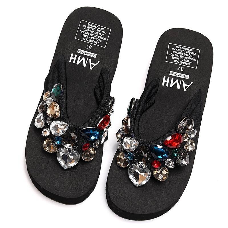 Dép Sandal Đế Dày Mềm Mại Phong Cách Thời Trang Mùa Hè Dành Cho Nữ