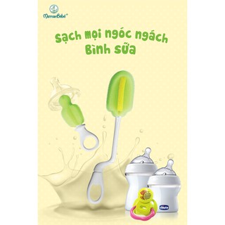 (MamanBébé chính hãng) Bộ cây rửa bình sữa và phụ kiện bình Combi