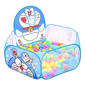 Quây bóng mini cho bé yêu có thể gấp gọn mang đi xa (tặng 10 bóng 5cm)