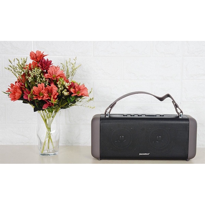 Loa di động có dây đeo chất liệu da SoundMax SB206