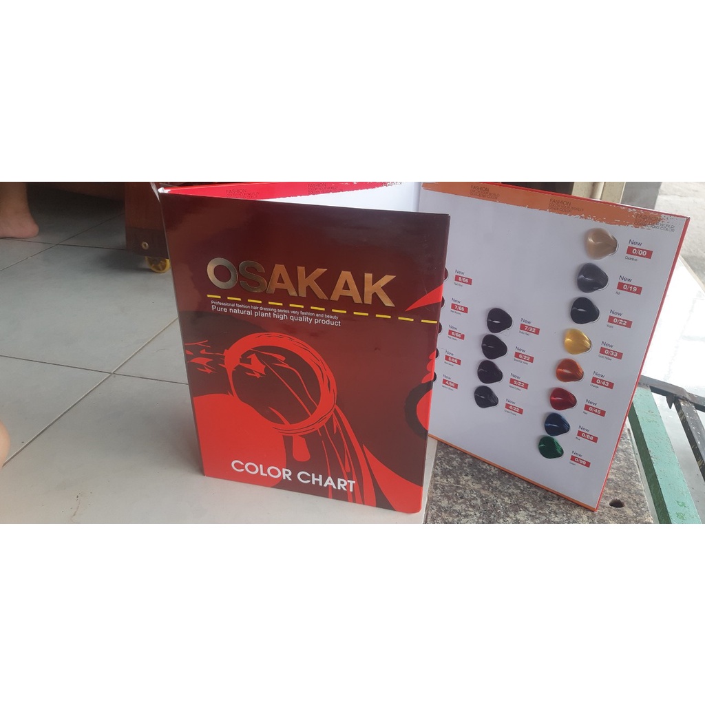 Bảng màu nhuộm tóc Osaka