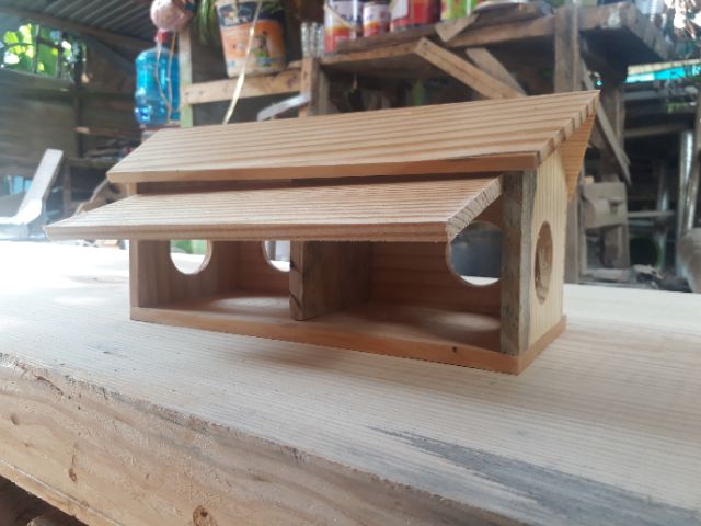 Tổ chim gỗ, tổ chim trang trí, tổ chim các dòng chim nhỏ 30×13×14cm đường kính lỗ 5cm