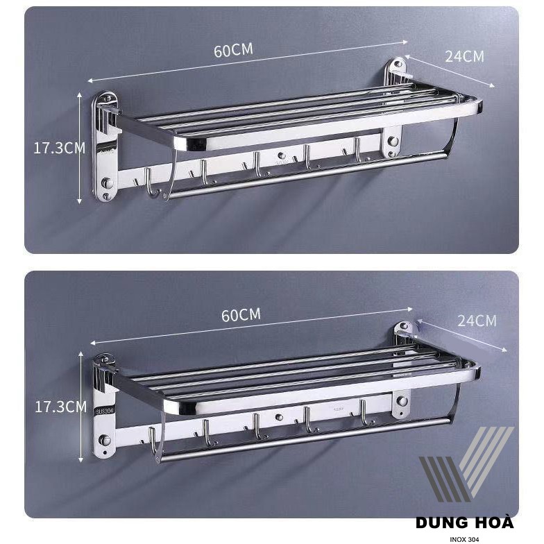 [INOXSUS304] Giá treo khăn nhà tắm thông minh