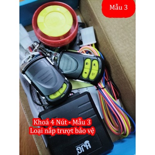 Khoá chống trộm Remote 5 nút có chế độ im lặng