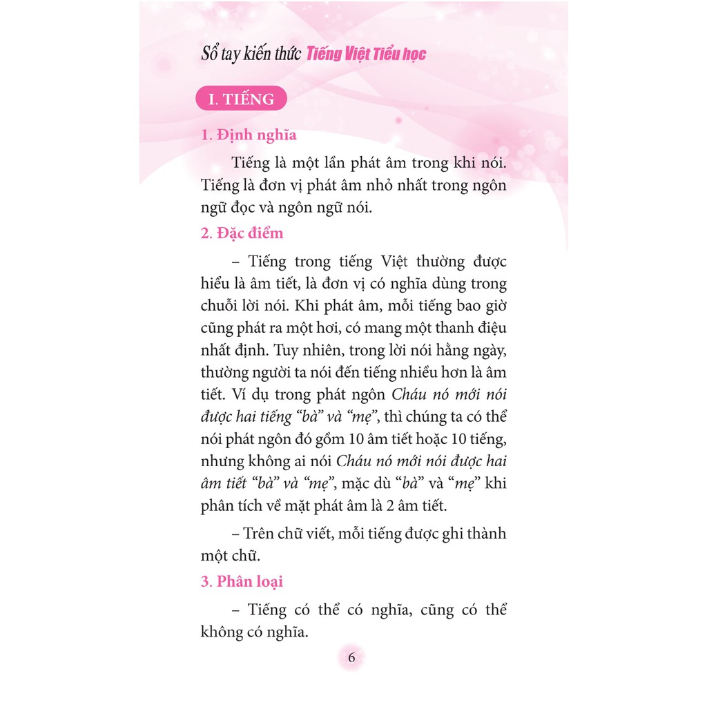 Sách-Sổ tay kiến thức tiếng việt Tiểu học