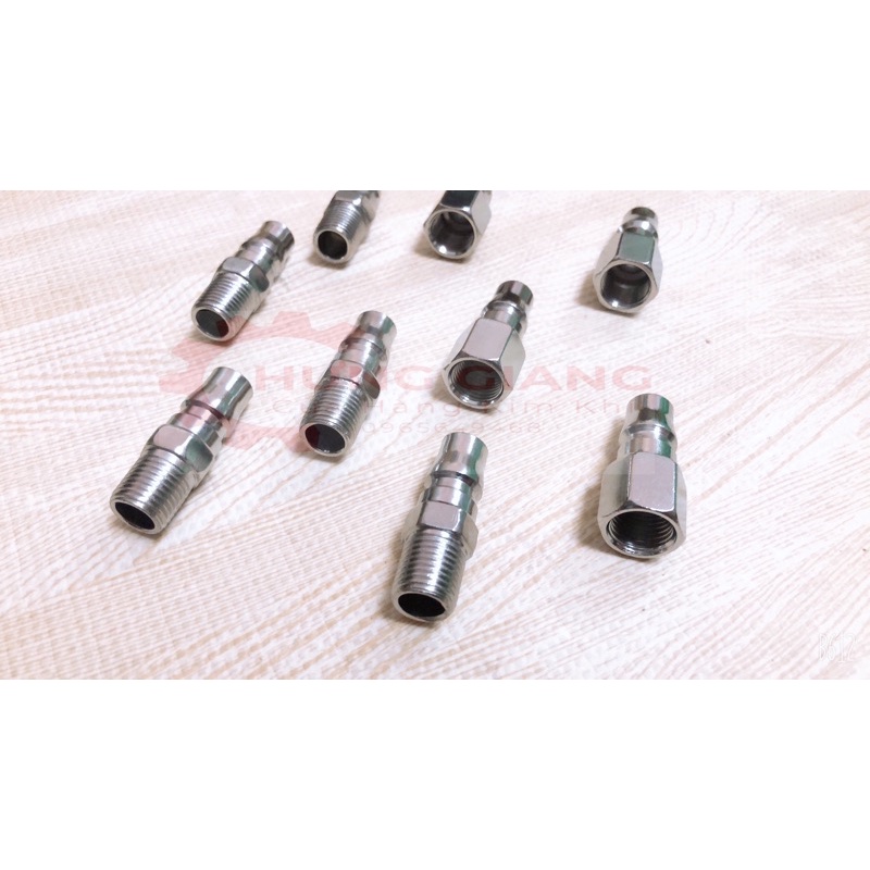 Khớp Rời PM Ren Ngoài 13 Đầu Bên Nối Nhanh Vào Khớp Ổ Bi Lắp Dây Hơi Khí Nén