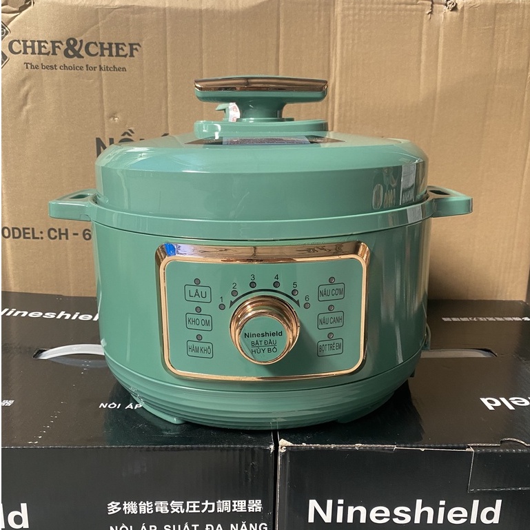 Nồi Áp Suất Đa Năng NINESHIELD KB-618 Dung Tích 4 Lít Tiết Kiệm Điện Năng