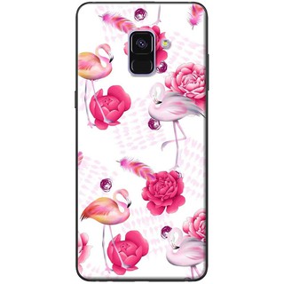Ốp lưng samsung a5/a8 2018, a6 2018, a7 2018, a9 2018 in hình hạc hồng