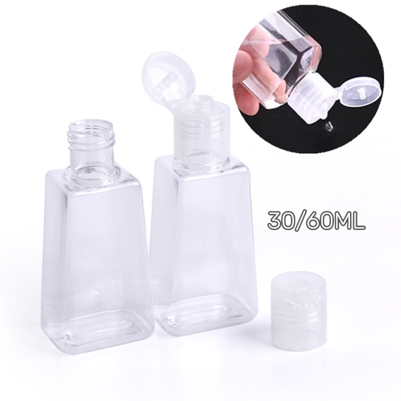 1 Bình Nhựa Rỗng 30/60ML Dạng Lật Dùng Đựng Nước Rửa Tay Đa Năng