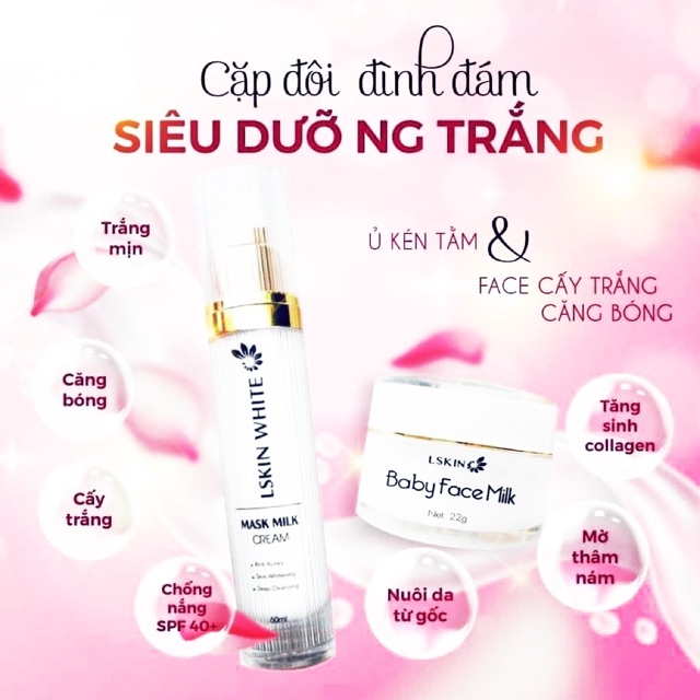 Ủ Mặt Trắng Da Kén Tằm Lskin White