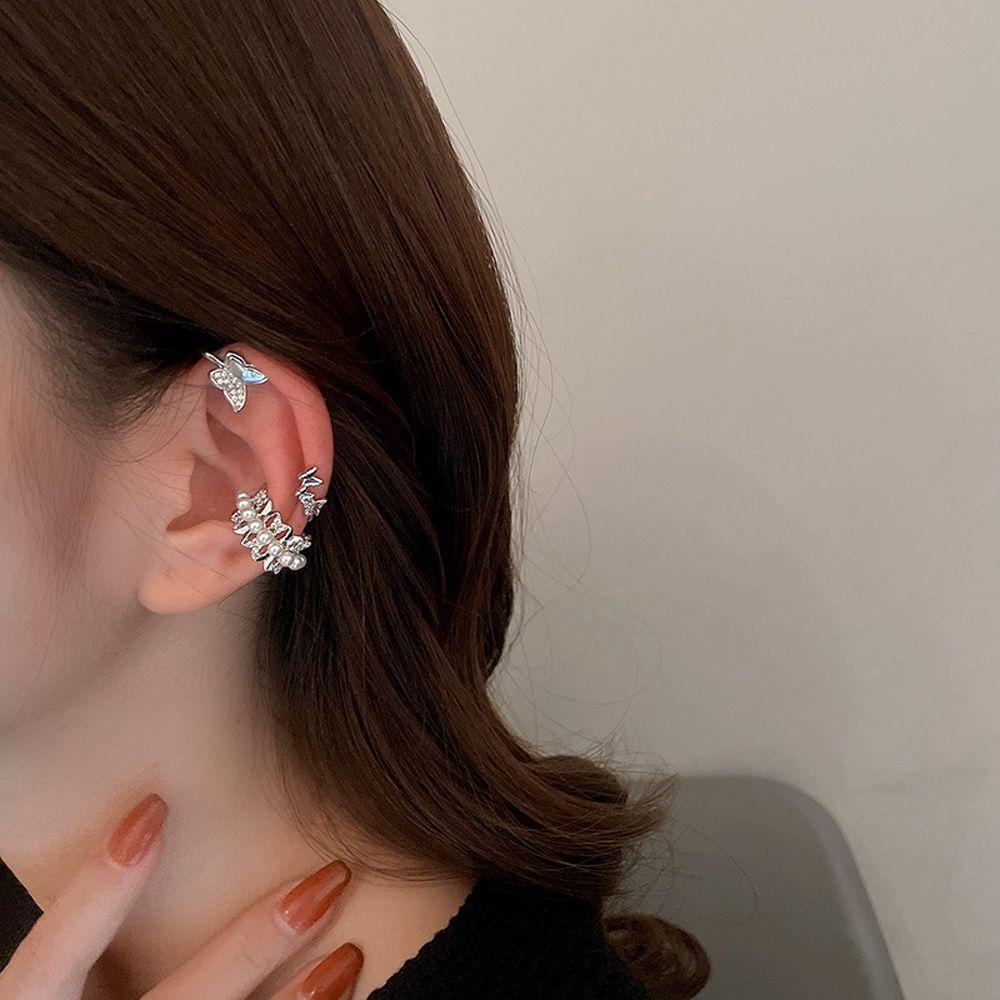 Bông Tai Thiết Kế Độc Đáo Phong Cách Cổ Điển Thời Trang Cho Nữ|Bông Tai Xỏ Lỗ Không Cần Xỏ Khuyên Cá Tính