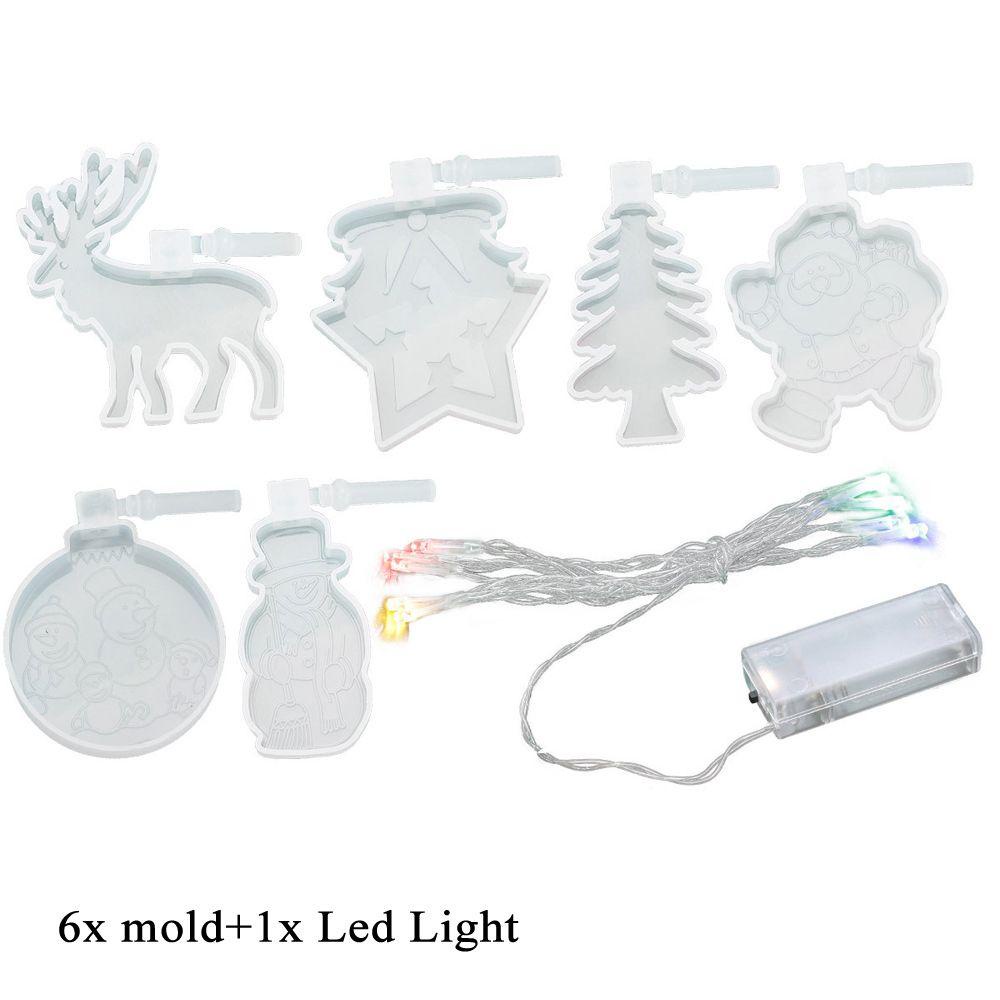 Khuôn Làm Thẻ Treo Trang Trí Cây Thông Noel Bằng Epoxy Resin DIY