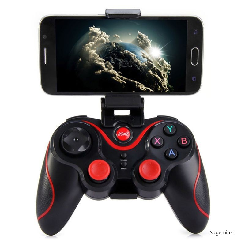 Tay cầm chơi game SUGEMIUSI X3 bluetooth không dây kèm phụ kiện thích hợp cho điện thoại PC IOS Andriod