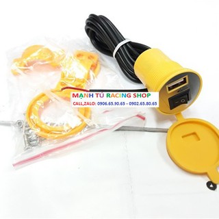 Sạc điện thoại gắn xe máy