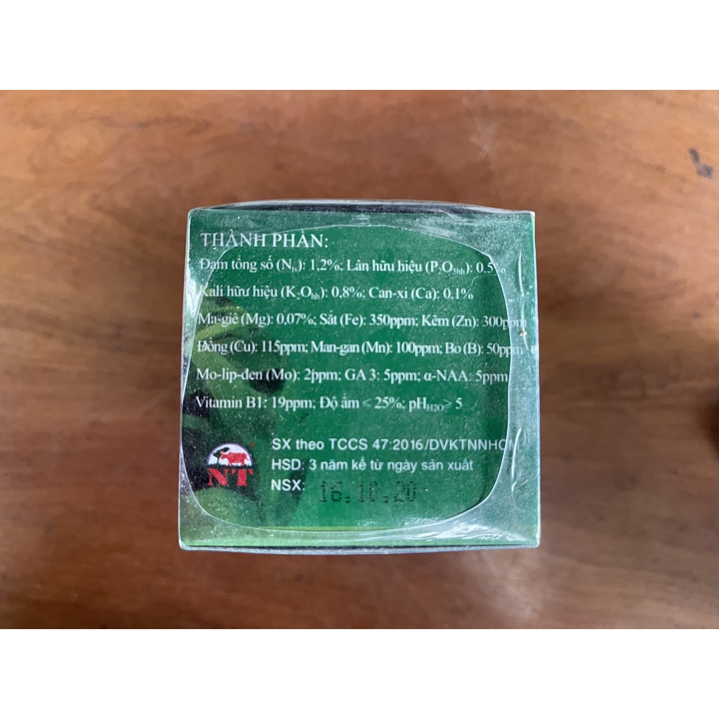 Phân bón chậm tan dạng túi lọc NT hộp 20 túi 1602 HK1 dinh dưỡng cho phong lan, hoa cảnh từ  cây con đến trưởng thành