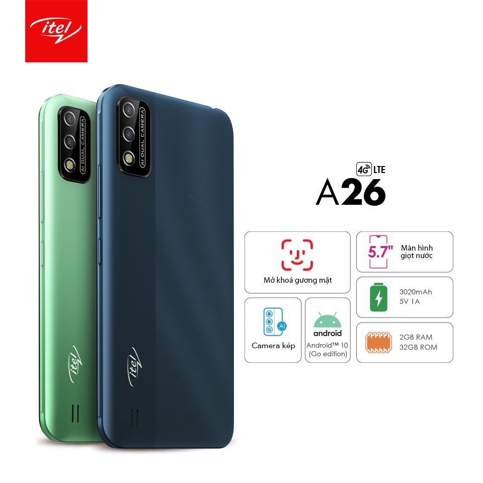 Điện thoại Intel A26 - 2G/32G - mới new fullbox - Thiết kế đẹp, ngoại hình được trau chuốt tinh tế, sang trọng