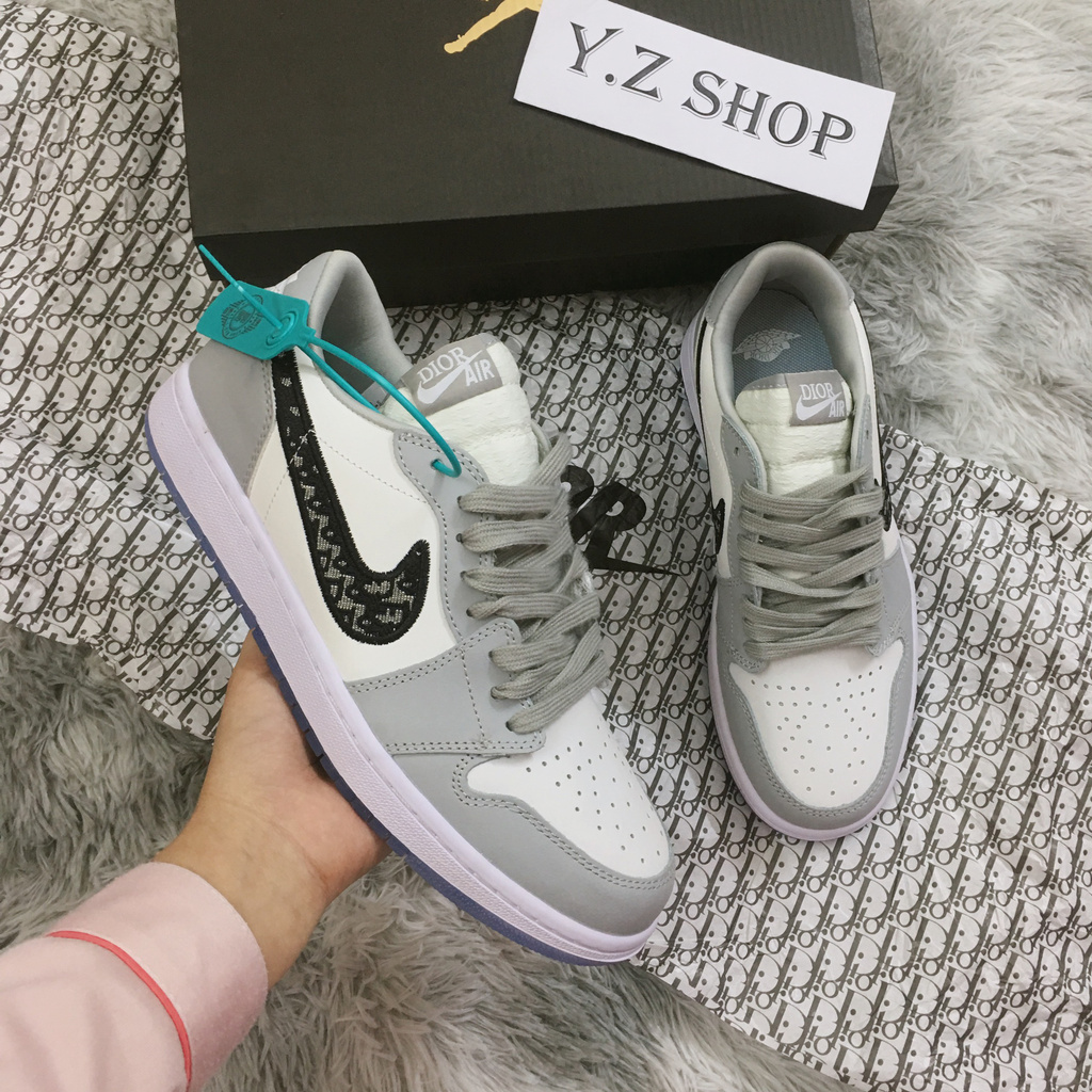 Giày Sneaker 🚚FREESHIP🚚 Giày Thể Thaor JD Cổ Thấp Xám Nam Nữ | BigBuy360 - bigbuy360.vn